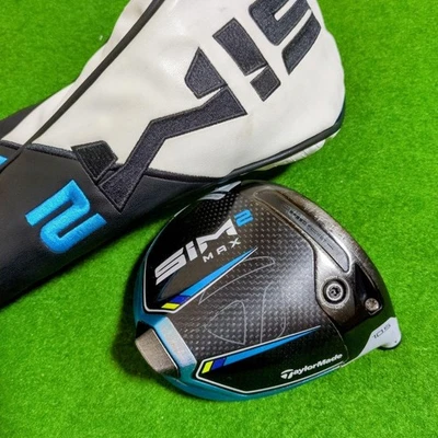 TaylorMade SIM 2 Max 10.5° Driver Even Flow Riptide Head, Head cover JP - Image 1 of 4