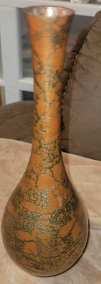 Vintage Mid Century OMC Japanese Murashido Bronze Bud Vasew/tag FINAL PRICE DROP - Image 1 of 4