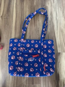 Vera Bradley NFL Small Tote Bag: Buffalo Bills Bandana in Cotton - Picture 1 of 6