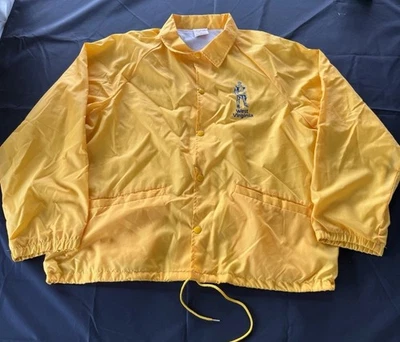 Vintage 90s West Virginia Mountaineer Windbreaker Size XL  Cardinal Jacket - Image 1 of 4