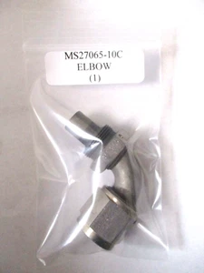 MS27065-10C Rohr zu Schlauchbogen 90 Grad Strömungswinkel Verschraubung  - Bild 1 von 5
