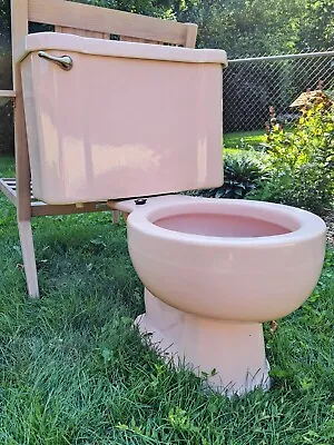 Vintage 1958 Kohler Pink Midcentury Peachblow Toilet • 135$