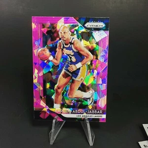 Kareem Abdul-Jabbar PANINI YELLOW JERSEY LAKERS HOLO PRIZM CARD - MAKE AN OFFER - Picture 1 of 4