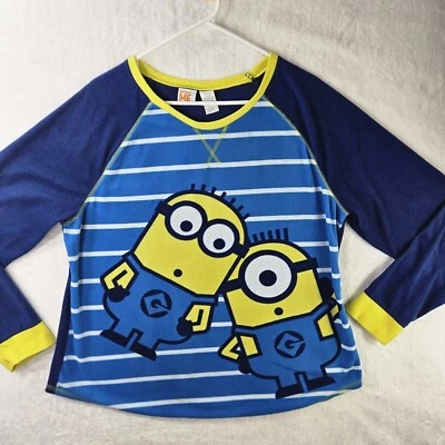 Blusa Top Mujer Despicable Me 3XL XXXL Minion Hecha Polar Manga Larga Multicolor Foto 1 de 4