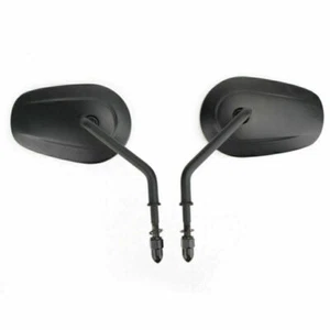 Rear View Mirrors Fit for Touring Road King Sportster XL883 XL1200 Dyna Softail/ - Picture 1 of 12