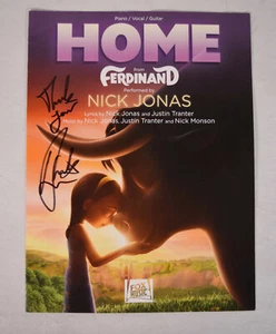 Ferdinand Sheet Music Score Signed Nick Jonas Promo FYC  - Picture 1 of 3