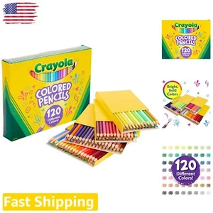 Premium Colored Pencils Set 120ct - Pre-Sharpened Tips, Durable and Long-Lasting - Picture 1 of 9