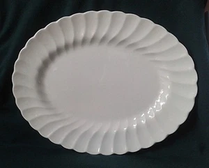 MYOTTS OLDE CHELSEA PLATTER IRONSTONE SERVING PLATTER OR MEAT PLATE IN WHITE - Picture 1 of 5