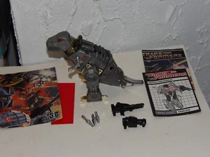 TRANSFORMERS G1 GRIMLOCK DINOBOT COMMANDER WITH ACCESSORIES VINTAGE ORIGINAL - Picture 1 of 5