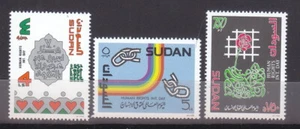 stamps SUDAN 1993 SC 454 456 HUMAN RIGHTS MNH SET # 71 - Picture 1 of 2