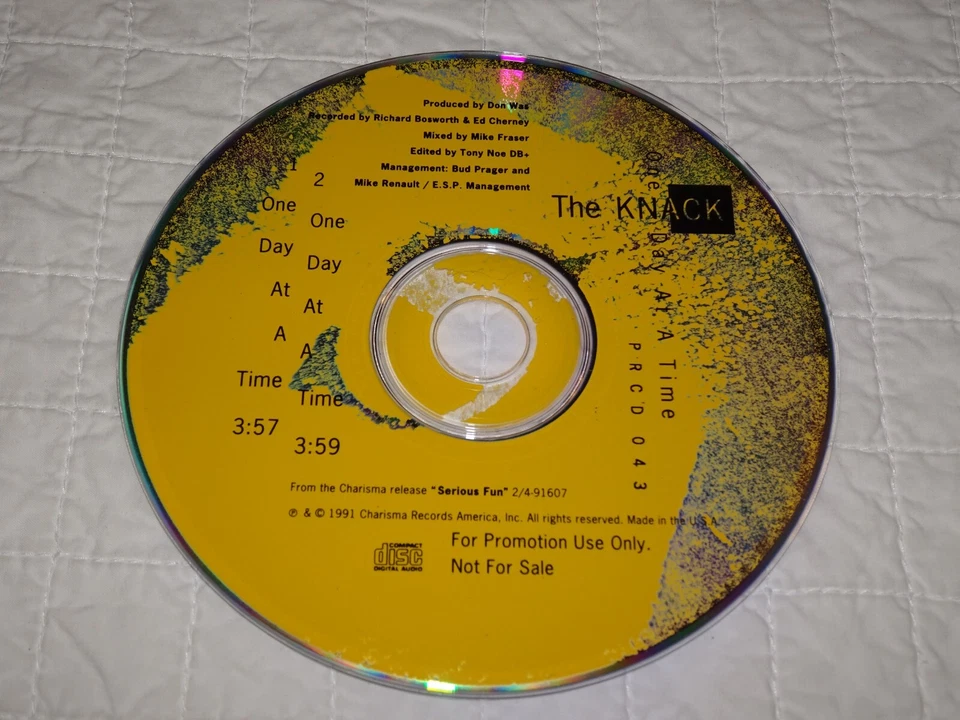 The Knack one day at a time promo cd Foto 1 de 1