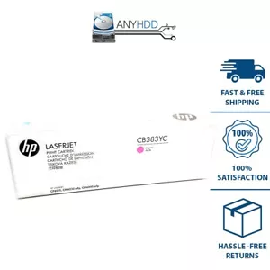 HP Laserjet Print Toner Cartridge Magenta CB383YC - Factory Sealed - Picture 1 of 1