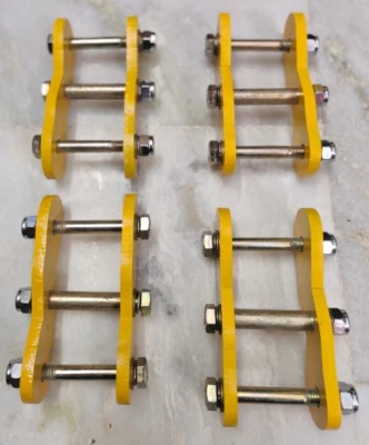 "Levantamiento Suzuki Samurai de 2 pulgadas, grilletes de alta resistencia para resortes de hoja delanteros y traseros" Foto 1 de 4