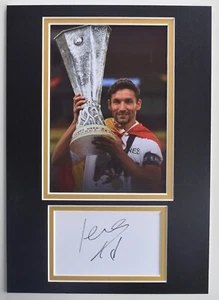 Jesus Navas Signed Autograph A4 photo display Seville Football COA AFTAL - Picture 1 of 6