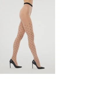  Wolford Mini Daisy Tights Fairly Light/White  - Picture 1 of 1