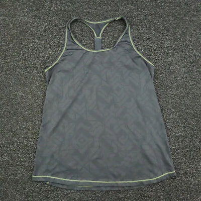 Camiseta sin mangas Reebok para mujer grande gris sin mangas para correr transpirable gimnasio damas Foto 1 de 4