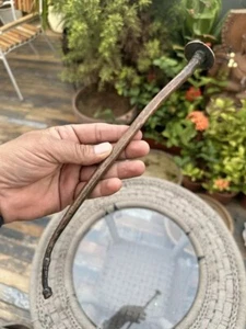 1700 Antique Old Copper Goldsmith Air Blowing Pipe Jewellery Making - Picture 1 of 10
