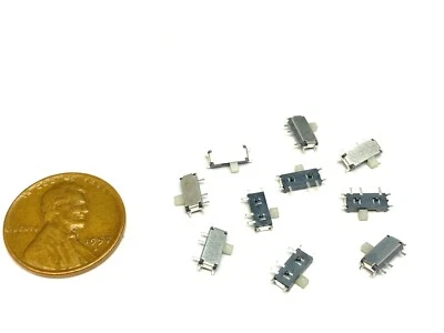 ENDLESSPARTS 10 Pieces MSK-12C02 Slide switch 7 Pin smd horizontal small mini Tactile PCB A26