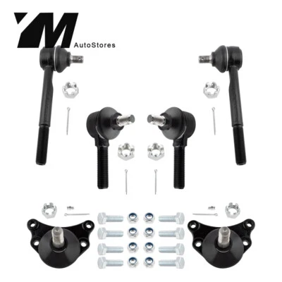New Inner Outer Tie Rods Upper Ball Joints Kit For 1984-1995 Toyota Pickup 2WD - Изображение 1 из 4