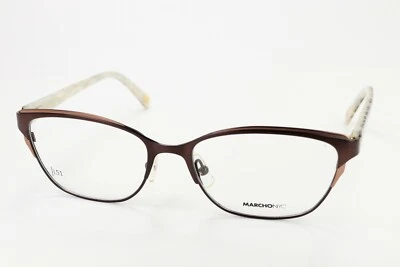 Marcos de gafas MARCHON NYC GALERIE 234 marrón 52-16-135 bisagras flexibles L51 Foto 1 de 4