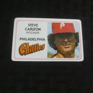 1981 Permagraphics credit card Perma Graphics Steve Carlton Phillies