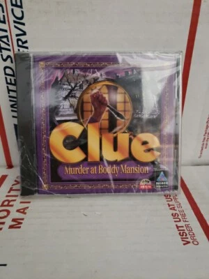 Clue Murder at Boddy Mansion PC Game 1998 Jewel Case Hasbro New Sealed #177  - Image 1 of 2