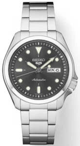 NEW SEIKO Men Sport Automatic Stainless Silver Tone Date 100m WR SRPE51 - Picture 1 of 1