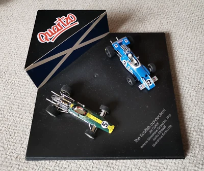 Quartzo 1:43 Scottish Connection Jim Clark/Jacky Stewart Grand Prix 1967 LIMIT - Bild 1 von 2