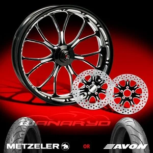 Performance Machine 21 x 3.5″ Heathen Platinum Front Wheel Kit Harley Road Glide - Picture 1 of 3