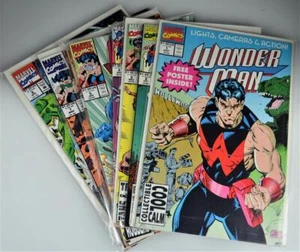 WONDER MAN MARVEL COMIC BOOK LOT (10) - #1-10 - 1991-1992 - MODERN AGE - BAGGED - Picture 1 of 11