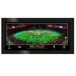 2019 Europa League Final Chelsea v Arsenal Tempered Glass UEFA Photo Range - Picture 1 of 8