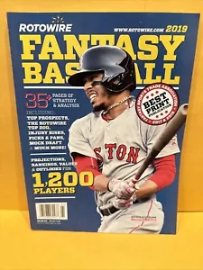 2019 ROTOWIRE BASEBALL GUIDE MAGAZINE NEWSSTAND MOOKIE BETTS DODGERS RED SOX - Picture 1 of 4