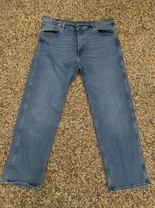Levi's Workwear Fit Jeans 38 x 30 Medium Blue Wash Red Tab - Picture 1 of 12