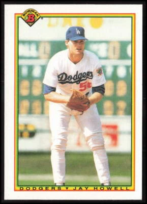 1990 Bowman #83 Jay Howell Los Angeles Dodgers Baseball Card - Image 1 of 2