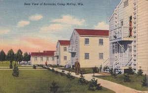Postkarte Camp McCoy Wisconsin Barracks C36 - Bild 1 von 2