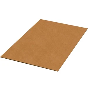 BOX USA Double Wall Corrugated Cardboard Sheets 24" x 48" Kraft - Picture 1 of 1