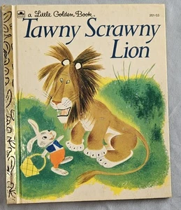 A Little Golden Book- Tawny Scrawny Lion, By Kathryn Jackson - Picture 1 of 3