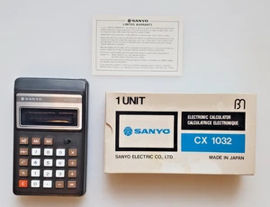 Calculadora electrónica Sanyo CX 1032 1980 de colección - Imagen 1 de 1
