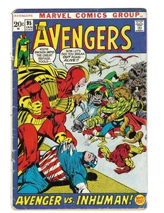 The Avengers #95 (Marvel Comics Januar 1972) Sehr guter Zustand - 3,5 Sortiment - Bild 1 von 3