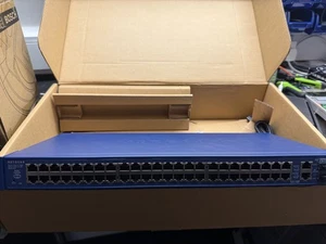 FS750T2 NETGEAR PROSAFE FS750T2 48-PORT 100MB ETHERNET 2-PORT 1GB SFP SWITCH - Picture 1 of 1