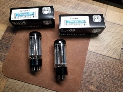 Par de tubos rectificadores Electro-Harmonix 5U4 GB emparejados Foto 1 de 4