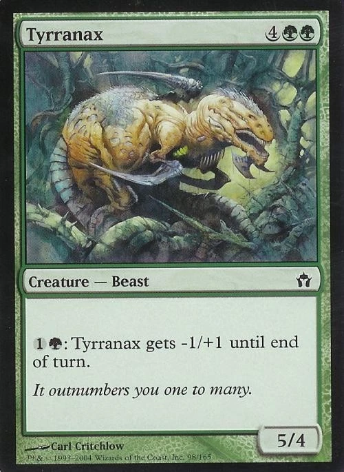Tyrranax -Foil Light Play MTG Fifth Dawn - Image 1 of 1