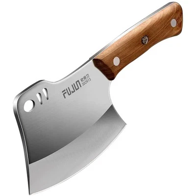 Cuchillo cortador de hueso de carne QEGNOBOK para cortar carne hecho a mano, carnicería de alta resistencia... Foto 1 de 4