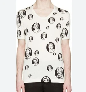 DOLCE & GABBANA Off-white Iconic Marilyn Monroe T-shirt Size L - Picture 1 of 7