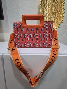 Bolso Bandolera TOUS Naranja Cuadrados - Imagen 1 de 7
