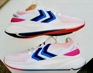 Hummel Sportschuhe, Gr. 41, weiß-pink-blau; neu - Bild 1 von 9