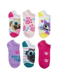 Puppy Dog Pals Girls No Show Socks Bingo, Hissy and Ringo 6pk - Picture 1 of 1