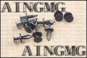 100x Grille Retainer Air Dam Clip Push-Type Rivet Nylon A 20989 For Ford - Bild 1 von 2