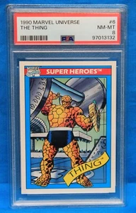 1990 Marvel Universe # 6 The Thing PSA 8 NM-MT # 97013132 - Bild 1 von 2