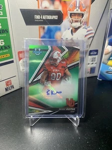 2022 Bowman U University's Best Brant Kuithe Green Refractor Auto /99 Utah Utes - Picture 1 of 2